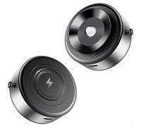Soporte magnético para teléfono de coche, carga inalámbrica de 15 W, recargable, cómodo, montaje al vacío, giratorio, plegable, diseño personalizado