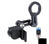 Soporte magnético para teléfono de coche, giratorio de 360°, plegable, adopta un fuerte diseño de núcleo magnético, toque de elegancia y sofisticación en el interior de tu coche para una larga vida