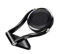 Soporte Magnético para Teléfono de Coche Negro, Ajustable y Adhesivo | Rotación 360 Grados, Base Autoadhesiva, Brazo Flexible para Salpicadero