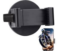 Soporte magnético para teléfono de motocicleta, fuerte imán que atrae el tanque, antideslizante y antiarañazos, se adapta a la mayoría de teléfonos, una placa de metal adhesiva adjunta