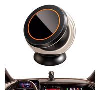 Soporte magnético para teléfono en el coche, soporte magnético de 360° para vehículo, con orientación giratoria para interior de vehículo en parabrisas o espejo retrovisor