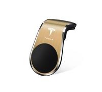 Soporte Magnético para Teléfono en para Tesla Model Y 2020-, Soporte de Navegación Accesorios de Decoración de Interiores,Gold