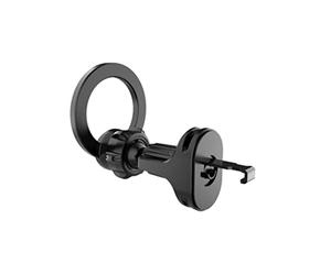 Soporte Magnético para Teléfono, KIMISS Soporte Ajustable para Teléfono con Rejilla de Ventilación para Automóvil Soporte para Teléfono para Automóvil Compatible con MagSafe