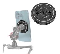 Soporte magnético para teléfono móvil con agujero de tornillo de 1/4 y agujeros de localización, base magnética para fotografía, compatible con trípode y cardán