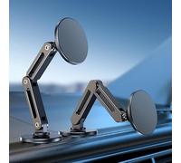 Soporte magnético para teléfono móvil, soporte de coche de aleación de aluminio, giratorio 360°, soporte estable para coche para Tesla Model 3/Y, soporte para teléfono móvil adecuado para todos (1