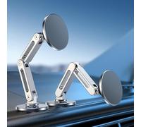 Soporte magnético para teléfono móvil, soporte de coche de aleación de aluminio, giratorio 360°, soporte estable para coche para Tesla Model 3/Y, soporte para teléfono móvil adecuado para todos (1