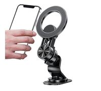 Soporte magnético para teléfono móvil - Soporte para dispositivos móviles ajustable a 360 grados | Portalámparas de coche para teléfono móvil con adhesivo fuerte, para vehículo SUV, camión, tractor