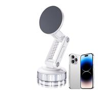 Soporte Magnético para Teléfono, Soporte Giratorio 360° para Smartphone, Ventosa Plegable para Salpicadero Uso