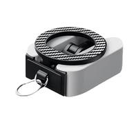 Soporte magnético para teléfono, soporte para teléfono móvil con imán de 2 lados, se fija a la base plegable de metal, fuerte sujeción para transmisión en , salpicadero, avión, tren de viaje