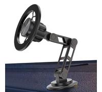 Soporte magnético para teléfono - Súpport de coche | Soporte para coche, suplemento plegable de rotación de 360 grados, accesorio para parabrisas, tablero de salpicadero