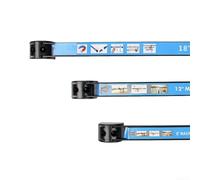 Soporte magnético para tira de enchufe, organizador de herramientas resistente para taller, garaje, diseño montado en la pared con imanes de alta resistencia para una retención fiable de herramientas