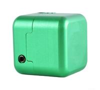 Soporte magnético para tiza de piscina y billar hecho de aleación de aluminio, resistente a la corrosión y ligero, protege tamaño estándar de tiza 3 x 3 x 3 cm (verde)