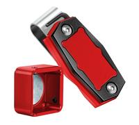 Soporte magnético para tiza para piscina - Herramienta para tacos antioxidante de 2,64x1,18x1,26 pulgadas | Soporte de tiza de de aluminio para deportes de mesa jugadores profesionales principi