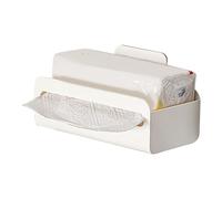 Soporte magnético para toallas de papel - Montaje en pared - de almacenamiento - Dispensador de almacenamiento para cocina, baño, dormitorio con función de ahorro de espacio, organizador de