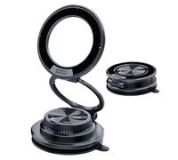 Soporte magnético Plegable Ajustable con para teléfono Celular, Soporte Universal para Tablero de Instrumentos al vacío para camión, automóvil, Interior de vehículo, Parabrisas, Espejo