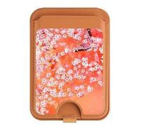 Soporte magnético tipo cartera para iPhone 16, 15, 14, 13 Pro Max, estilo kimono japonés, con patrón de flores, multicolor