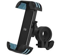 Soporte manillar ABS Smartphone 7" bloqueo anticaída 360° silicona antideslizante negro