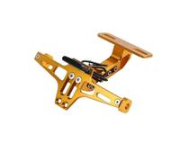 Soporte matrícula Motocicleta para BMW F900XR F900R F 900XR 900R F900 F 900 XR R Soporte De Matrícula para Eliminador De Cola Ajustable De Motocicleta(Gold 01)