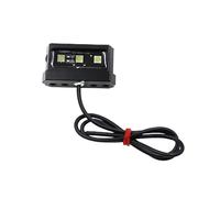 Soporte Matrícula Motocicleta para CFMOTO 650MT 650NK 400NK GT Motocicleta Trasera Ajustable Soporte para Matrícula Luz LED(Black a)