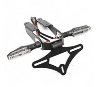 Soporte matrícula Motocicleta para Kawasaki para Ninja para 650 para Z650 2017-2024 Soporte Matrícula Luces Indicadoras Señal Giro(Ninja 650)