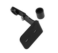 Soporte matrícula Motocicleta Soporte para Placa Matrícula Montaje Lateral Negro para Motocicleta para Softail Fat Boy para Breakout para Dyna para Street Bob