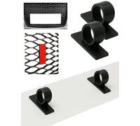 Soporte Matrícula para Parrillas RS/Portamatriculas Invisible Universal para RS RS3 8V 8P,RSQ3 8U,RS4 B5 B7 B8,RS5 B8 B9,RS6 C5 C6 C7,RS7 C7,TTRS 8J 8S,R8 Parrillas hasta Año 2020 2 Uds (24-30 mm)