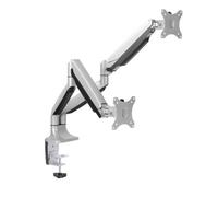 Soporte mesa monitor TooQ DB3132TNR-S giratorio 13-32" 2 Pantallas Max 9kg por brazo