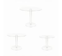 Soporte Mesa para Pasteles Elegante, 15x20cm Estilo C | Redondo, Expositor Acrílico Transparente, Cilíndrico, para Celebraciones