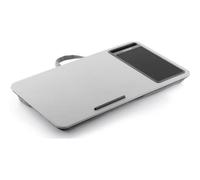 InnovaGoods® Soporte portatil con cojín, Mesa Auxiliar XL Deskion, Soporte para Ordenador portatil cómoda y ergonómica, con Alfombrilla de ratón, Cojín Doble Almohadilla con Inclinación óptima.