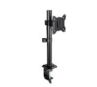 TooQ Soporte de mesa para monitor DB1130TN-B – Giratorio, inclinable, hasta 10 kg – Negro