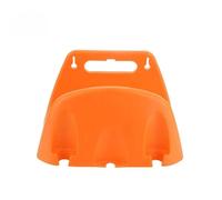Soporte metálico de pared para mangueras, Soporte de gancho de tubo de plástico montado en la pared for grifo, almacenamiento de manguera de jardín, multicolor(Orange)