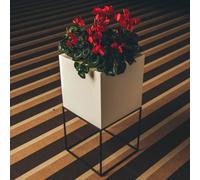 Soporte metálico negro H 40 para Macetas Cube Youcube y Matera