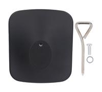 Soporte metálico para Altavoz, Compatible con el Altavoz HiFi inalámbrico KEF LSX II; Soporte de Escritorio con inclinación de 15 Grados y Base Antideslizante para Reducir (Negra)