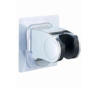 Soporte metálico para cabezal de ducha Soporte de cabezal ducha Base fija sin perforación, asiento colgante secado flores, piezas baño ajustables