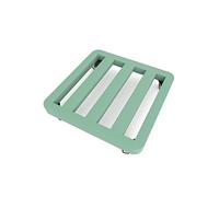 Soporte metálico Resistente para Plantas con 4 Ruedas, Capacidad de 150 kg, Elegante Acabado en Cobre, Carrito Cuadrado de 35x35 cm para exhibición de Plantas de Interior/Exterior y Soporte