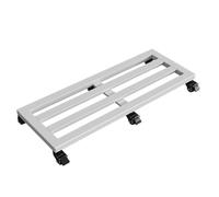 Soporte metálico Resistente para Plantas con Bandeja extraíble - Carrito Blanco de Alta Resistencia para macetas Grandes y acuarios - Solución versátil Que Ahorra Espacio de 30 x 80 cm