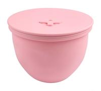 Soporte mezclador tazón Liner silicona 5 cuartos de galón inclinable - calor flexible para prueba de tapete con cubierta hermética para mezclar masa