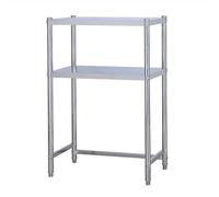 Soporte Mini Refrigerador con Estantes Ajustables, Estante Microondas Acero Inoxidable, Espacio Inferior Abierto Que Se Adapta A La Mayoría De Los Electrodomésticos, for Cocinas(L80xW30xH120cm)