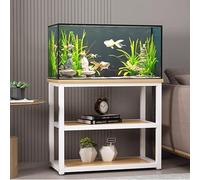 Soporte Minimalista Y Moderno For Peceras,Soporte Metálico For Acuarios,Adecuado For Uso Doméstico Y En Oficinas(Style C,31.5x13.8x27.6in)