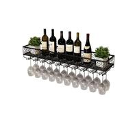 Soporte Moderno para Copas de Vino Comercial, botellero de Pared de Gran Capacidad para Botellas de Vino, botelleros Colgantes para Sala de Estar, botellero Industrial, decoración de Pared,