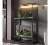 Soporte Moderno Y Lujoso for Acuarios Soporte for Acuarios De Gran Capacidad Y Varios Niveles Resistente,Tiendas,Centros Comerciales Y Oficinas(Style A,50x35cm/19.7x13.8in)