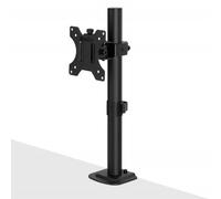 Soporte monitor de escritorio Lindy 40709 aluminio negro hasta 32" VESA multidireccional