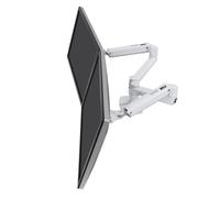 Soporte Monitor Ergotron LX 45-491-216 Blanco Ajuste Altura Doble Brazo hasta 27"/18,1Kg