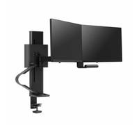 Soporte monitor Ergotron TRACE 45-631-224 doble pantallas, ajuste altura, hasta 27", negro