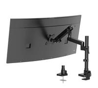 Soporte Monitor Escritorio para Pantalla TV, LCD y computadora de 17-40 Pulgadas, Brazo de Monitor con Resorte de Mecánico, Aluminio, Capacidad de Carga es 12 kg, VESA 75/100 mm
