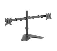 iggual Soporte sobremesa SSM02 para 2 monitores 13"-32" VESA 75/100 ajustable 8 kg/monitor negro