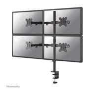 Soporte monitor Neomounts FPMA-D550D4BLACK para 4 pantallas 13-32" inclinación ajuste altura