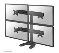 Soporte monitor Neomounts FPMA-D700DD4 para 4 pantallas 19-30" ajuste manual negro