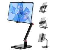 Soporte Monitor Portátil para pantallas de 12 a 17,3 Pulgadas, Soporte Universal Extensible para Teléfono Celular, Soporte Tablet, Soporte de Escritorio para Monitor Giratorio de 360° Ajustable