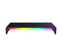Soporte monitor Razer RC21-02320100-R3M1 aluminio 24-27" RGB Hub USB antideslizante